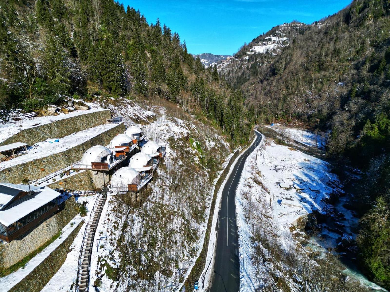 Kaledome Orman Evleri Hotel Çamlıhemşin Eksteriør billede