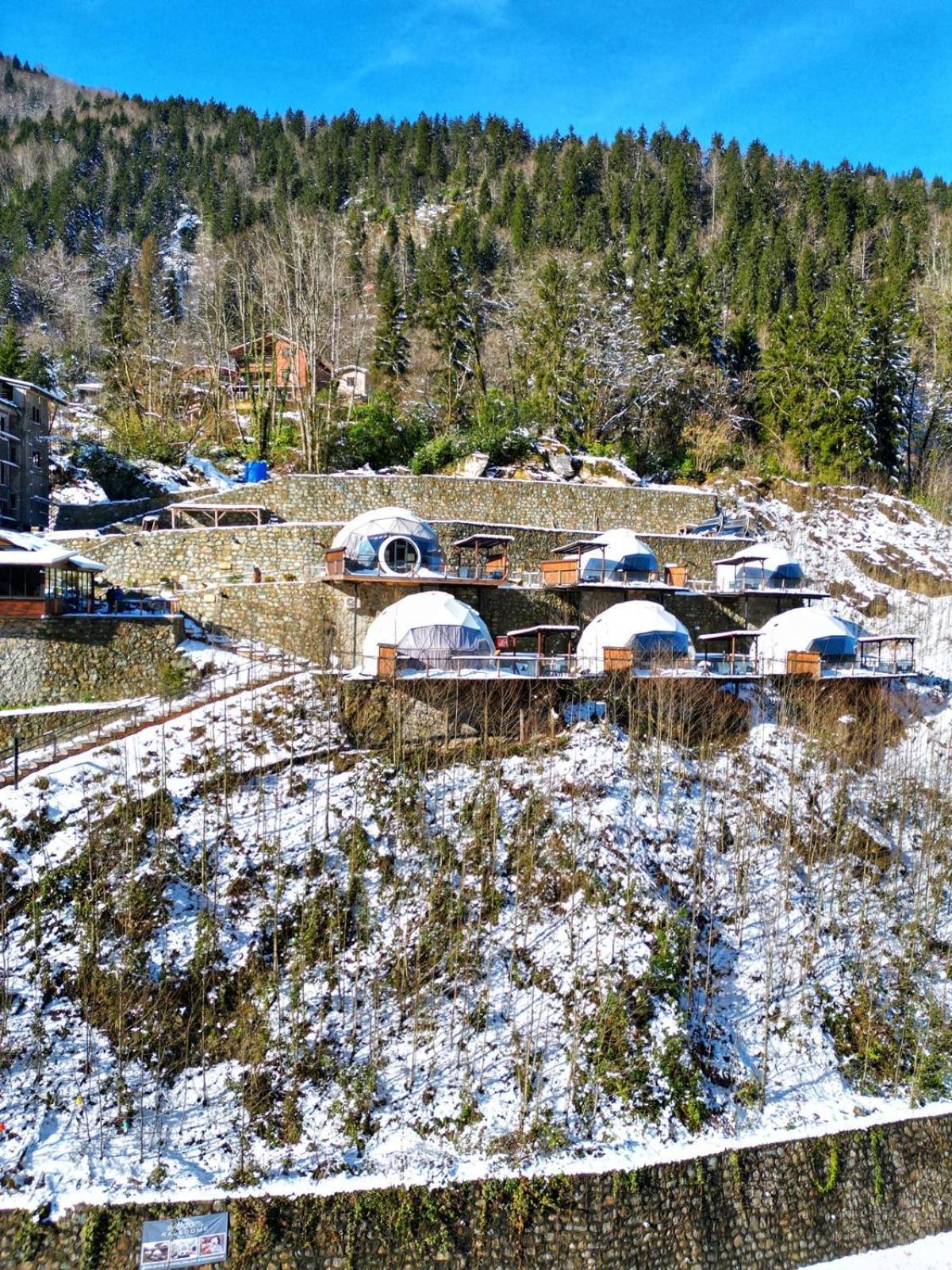 Kaledome Orman Evleri Hotel Çamlıhemşin Eksteriør billede